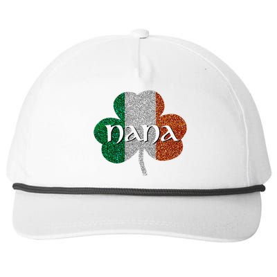 Saint Patrick's Day Nana Fun Grandmother Gift Snapback Five-Panel Rope Hat