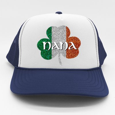 Saint Patrick's Day Nana Fun Grandmother Gift Trucker Hat