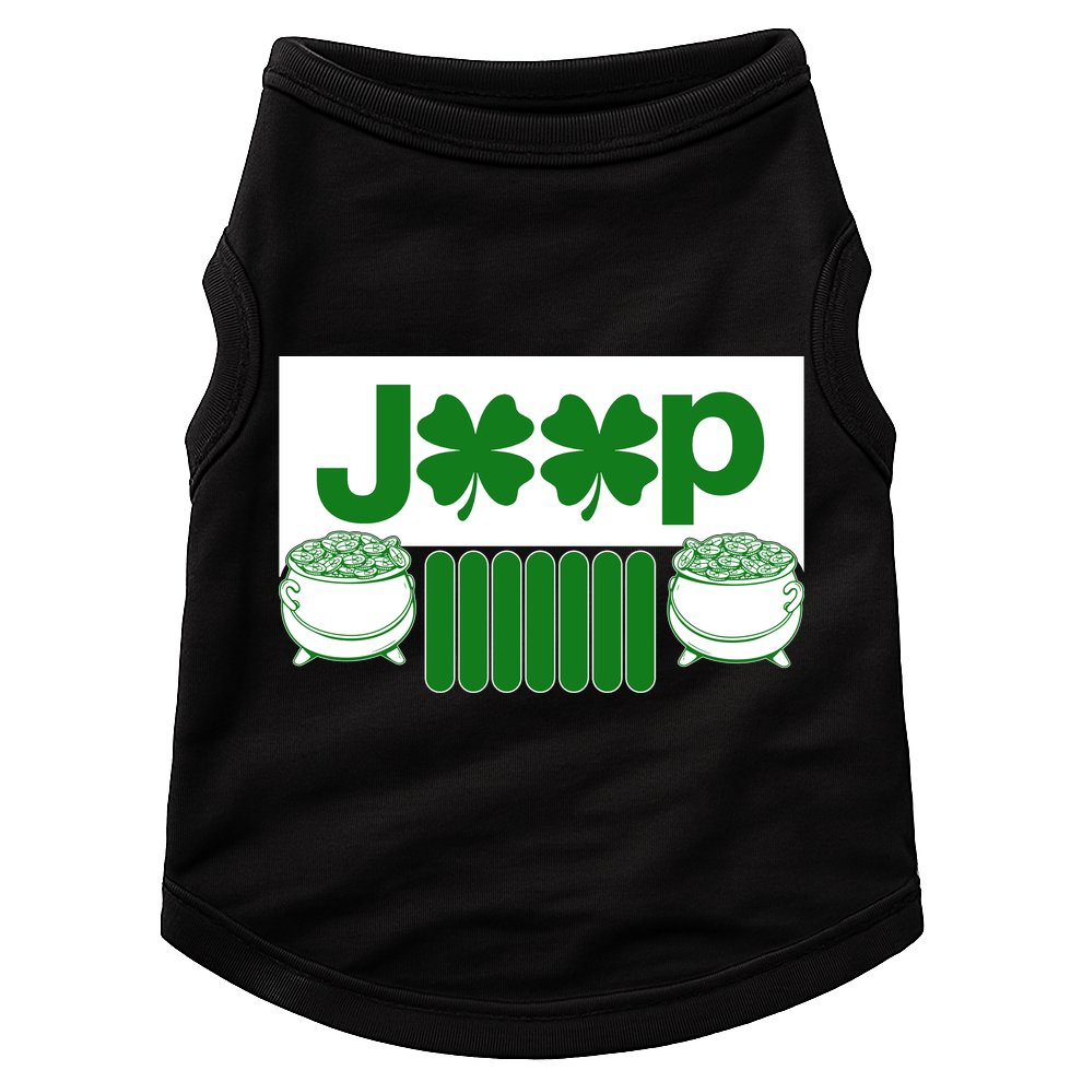 St Patrick's Day Shamrock Grille Doggie Tank