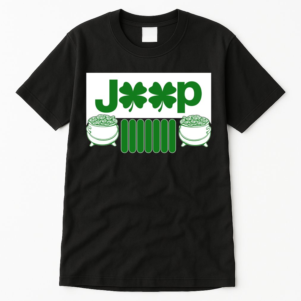 St Patrick's Day Shamrock Grille Tall T-Shirt