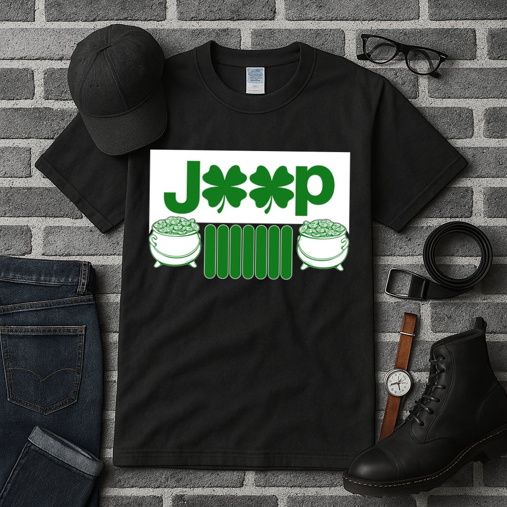 St Patrick's Day Shamrock Grille Tall T-Shirt
