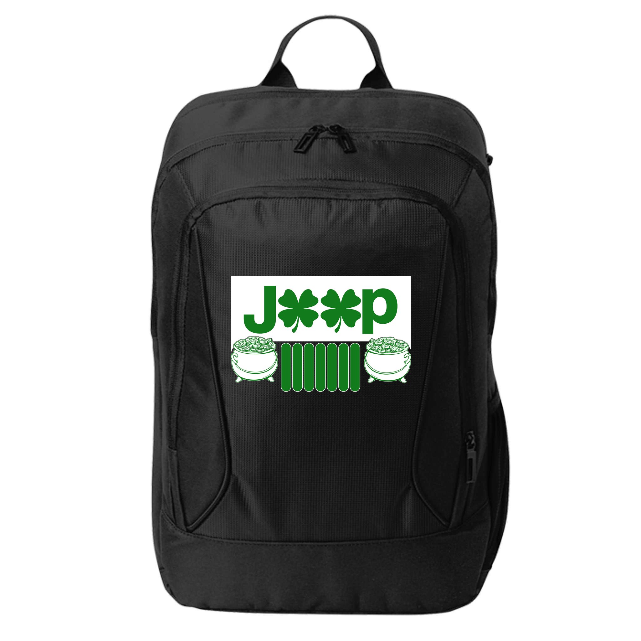 St Patrick's Day Shamrock Grille City Backpack