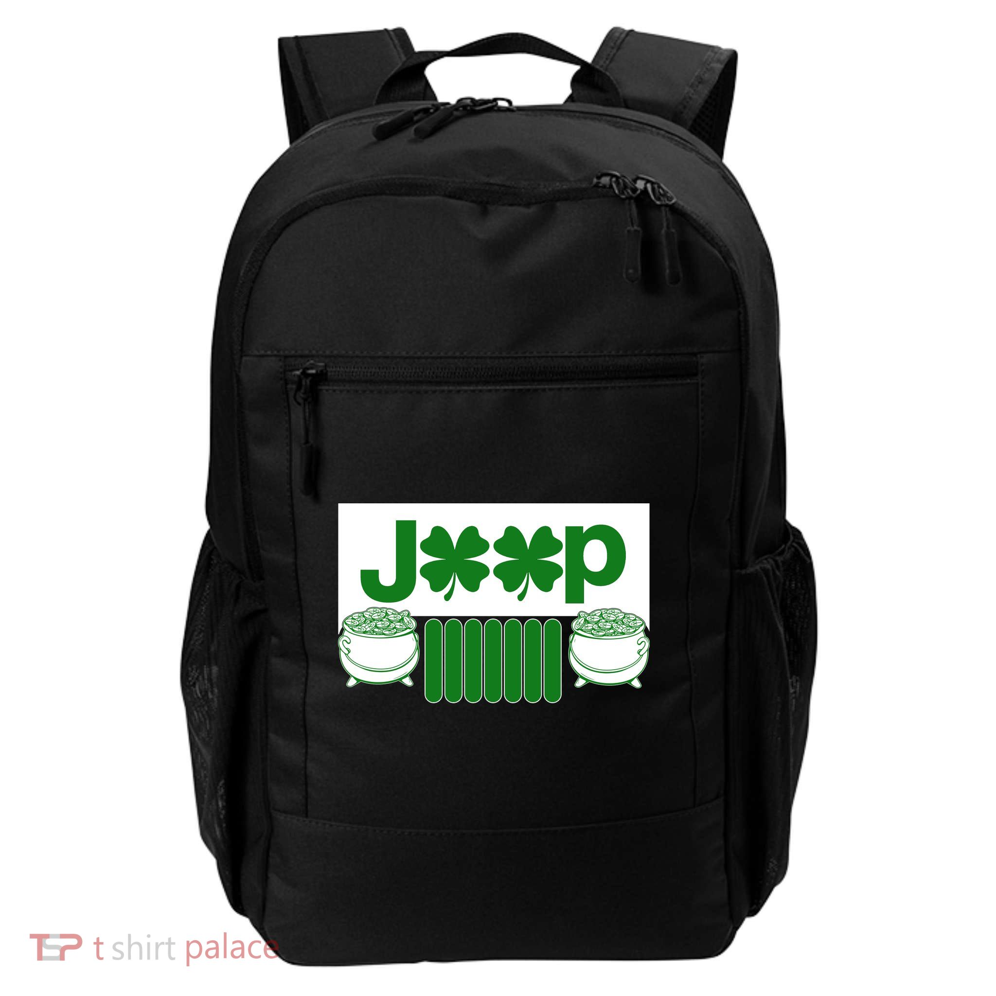 St Patrick's Day Shamrock Grille Backpack