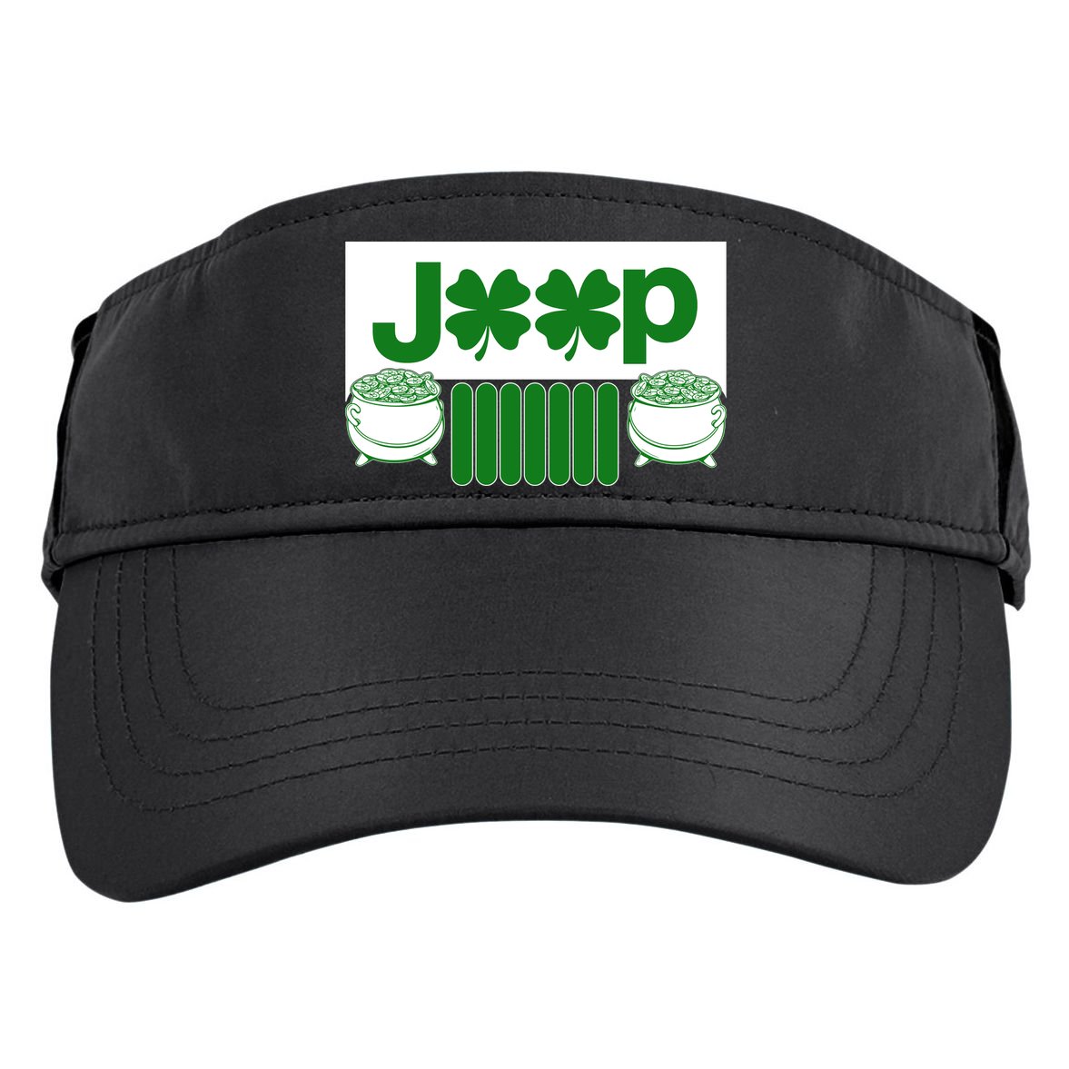 St Patrick's Day Shamrock Grille Adult Drive Performance Visor