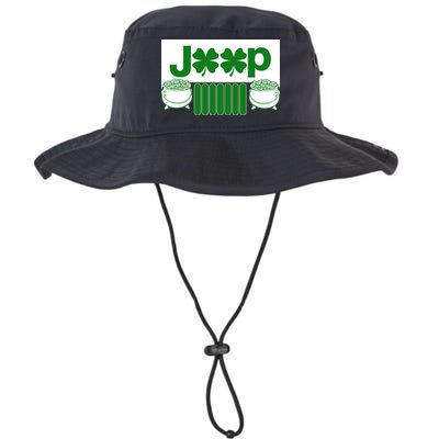 St Patrick's Day Shamrock Grille Bucket Hat