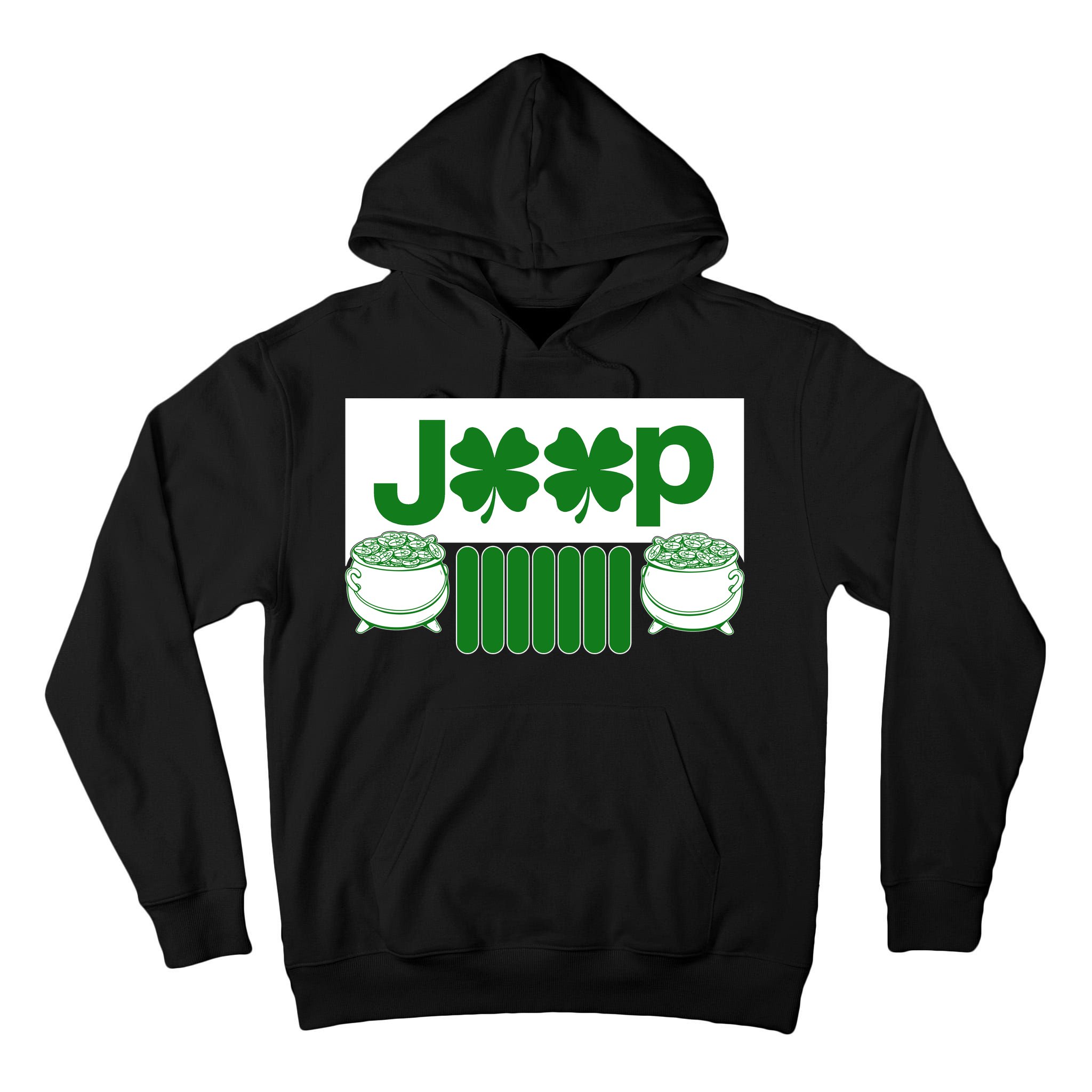 St Patrick's Day Shamrock Grille Tall Hoodie