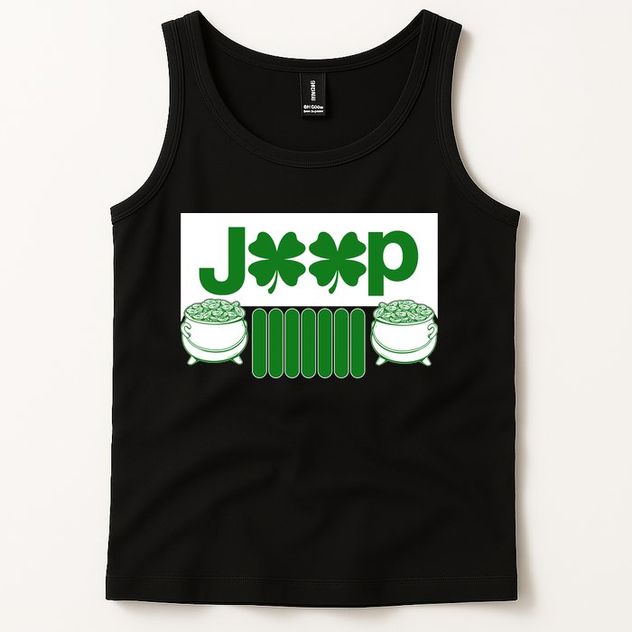 St Patrick's Day Shamrock Grille Tank Top