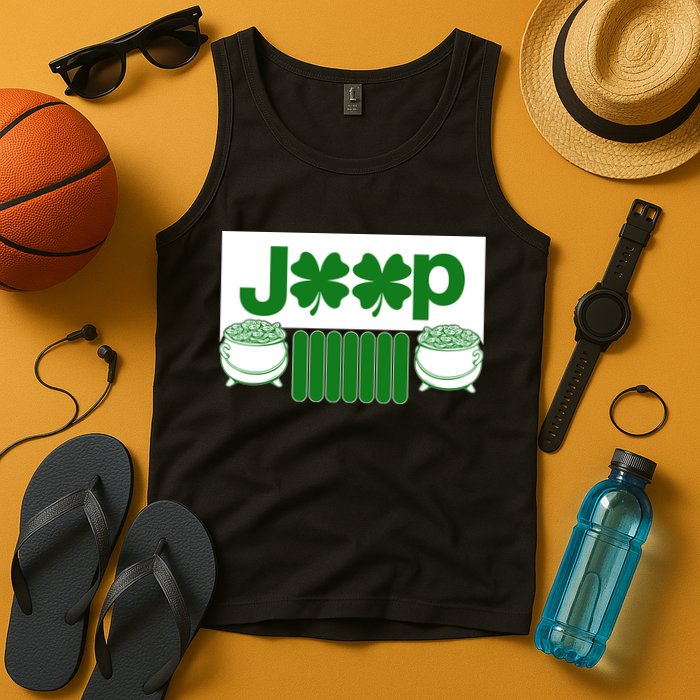 St Patrick's Day Shamrock Grille Tank Top