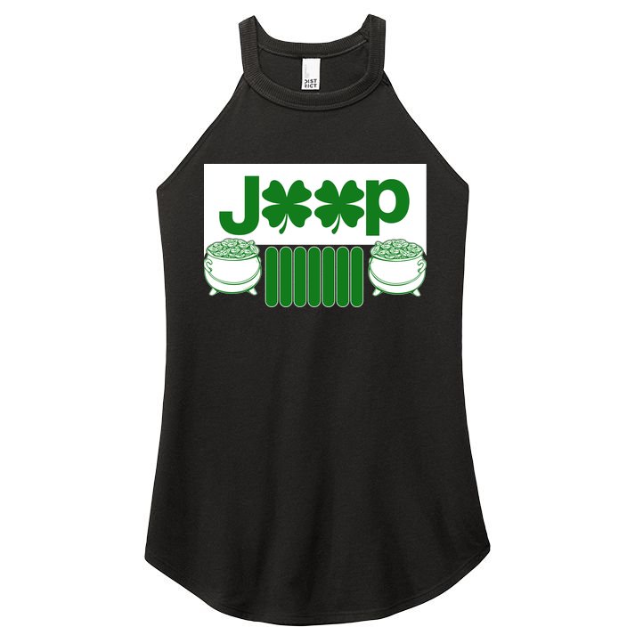 St Patrick's Day Shamrock Grille Women's Perfect Tri Rocker Tank