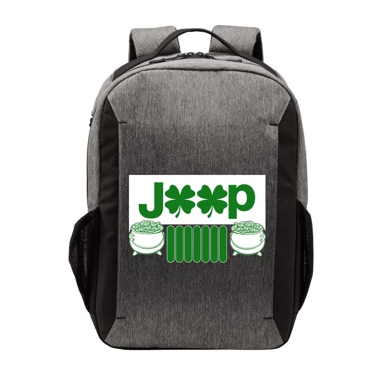St Patrick's Day Shamrock Grille Vector Backpack