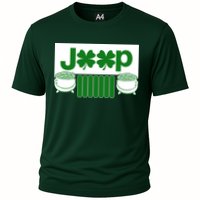 St Patrick's Day Shamrock Grille Performance Shirt