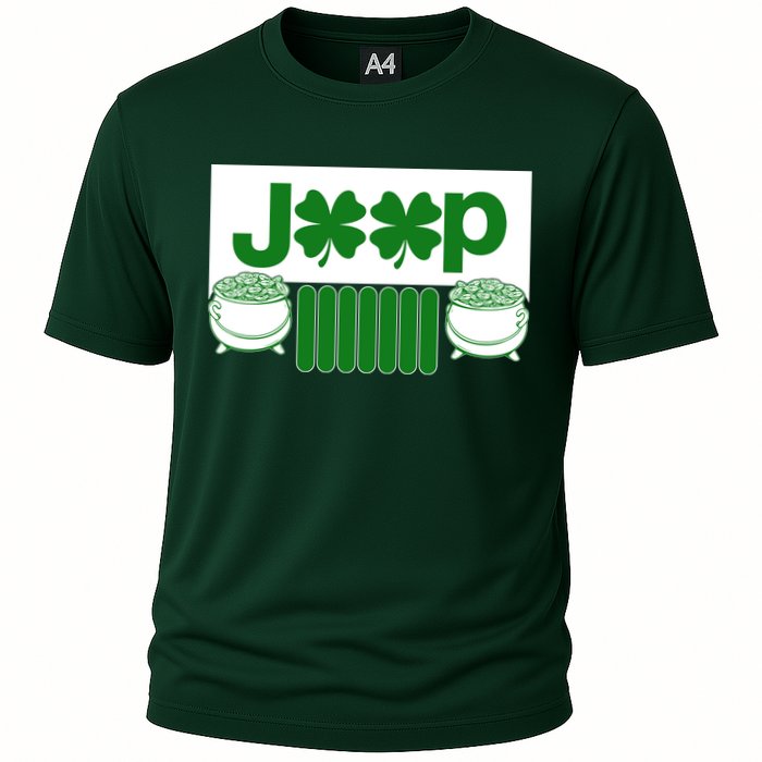 St Patrick's Day Shamrock Grille Performance Shirt