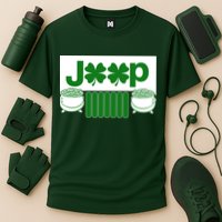 St Patrick's Day Shamrock Grille Performance Shirt