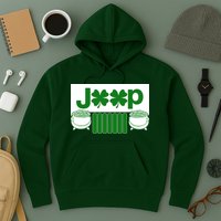 St Patrick's Day Shamrock Grille Hoodie