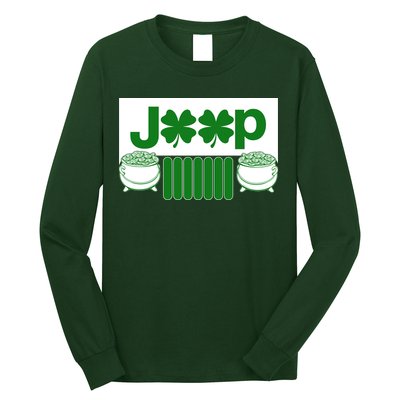 St Patrick's Day Shamrock Grille Long Sleeve Shirt