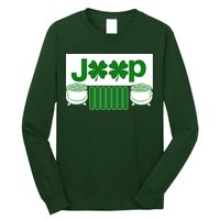 St Patrick's Day Shamrock Grille Long Sleeve Shirt
