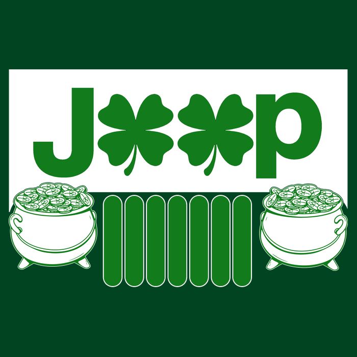 St Patrick's Day Shamrock Grille Cooling Performance Long Sleeve Crew