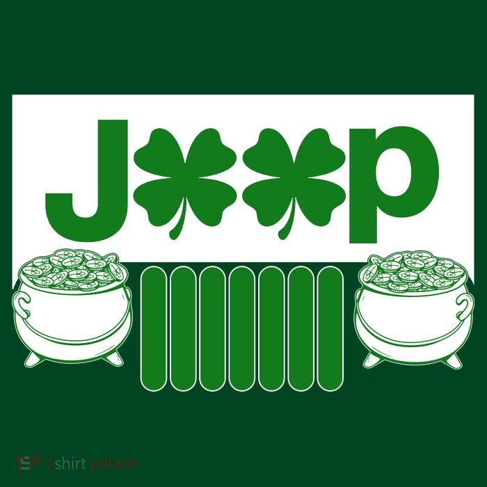 St Patrick's Day Shamrock Grille Poster