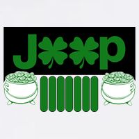 St Patrick's Day Shamrock Grille Garment-Dyed Sweatshirt