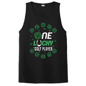 St Patricks Day Prek Kinder One Lucky Golf Player Gift PosiCharge Competitor Tank