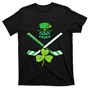 St Patricks Day Hockey Irish Boys Saint Paddy's Shamrock T-Shirt