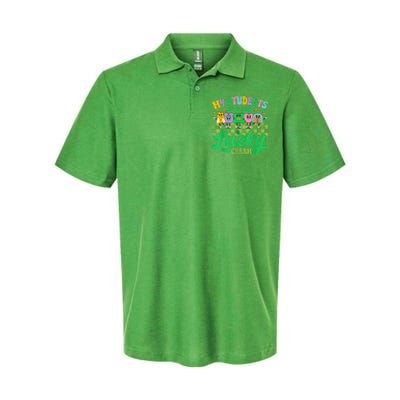 St Patricks Day Teacher Shirt My Students Are My Lucky Charm Softstyle Adult Sport Polo