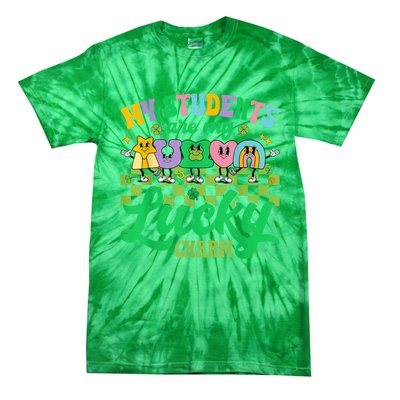 St Patricks Day Teacher Shirt My Students Are My Lucky Charm Tie-Dye T-Shirt