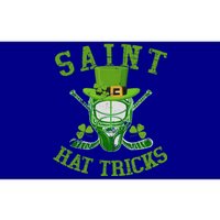 St Patricks Day Saint Hat Tricks Hockey Shamrock Gift Bumper Sticker