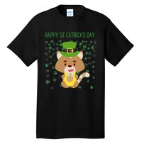 St Patricks Day Funny Cat Lovers Happy St Catricks Day Tall T-Shirt