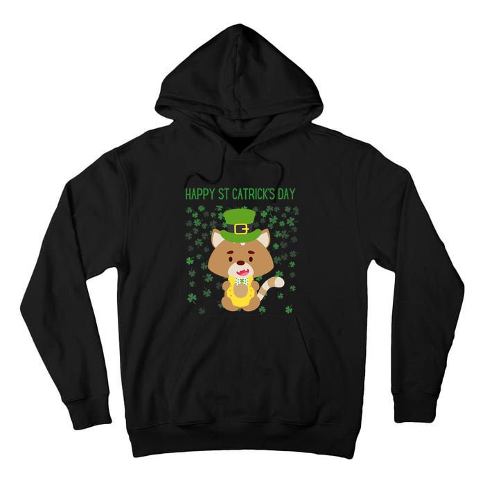 St Patricks Day Funny Cat Lovers Happy St Catricks Day Tall Hoodie