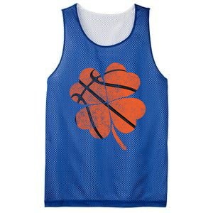 St Paddys Day Basketball Shamrock Basketball St Patricks Day Gift Mesh Reversible Basketball Jersey Tank