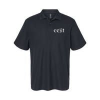 Saint Patrick's Day Humor Eejit Idiot Softstyle Adult Sport Polo