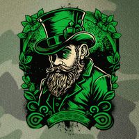 St Patricks Day Dabbing Leprechaun Funny Dab Dance Legacy Tie Dye Trucker Hat