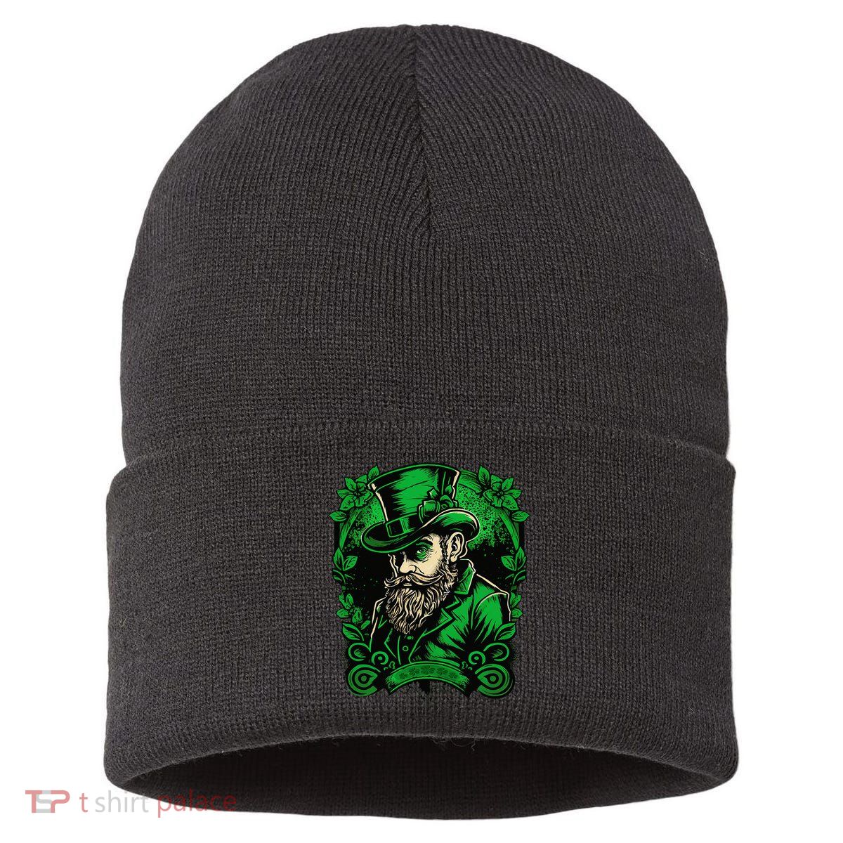 St Patricks Day Dabbing Leprechaun Funny Dab Dance Sustainable Knit Beanie
