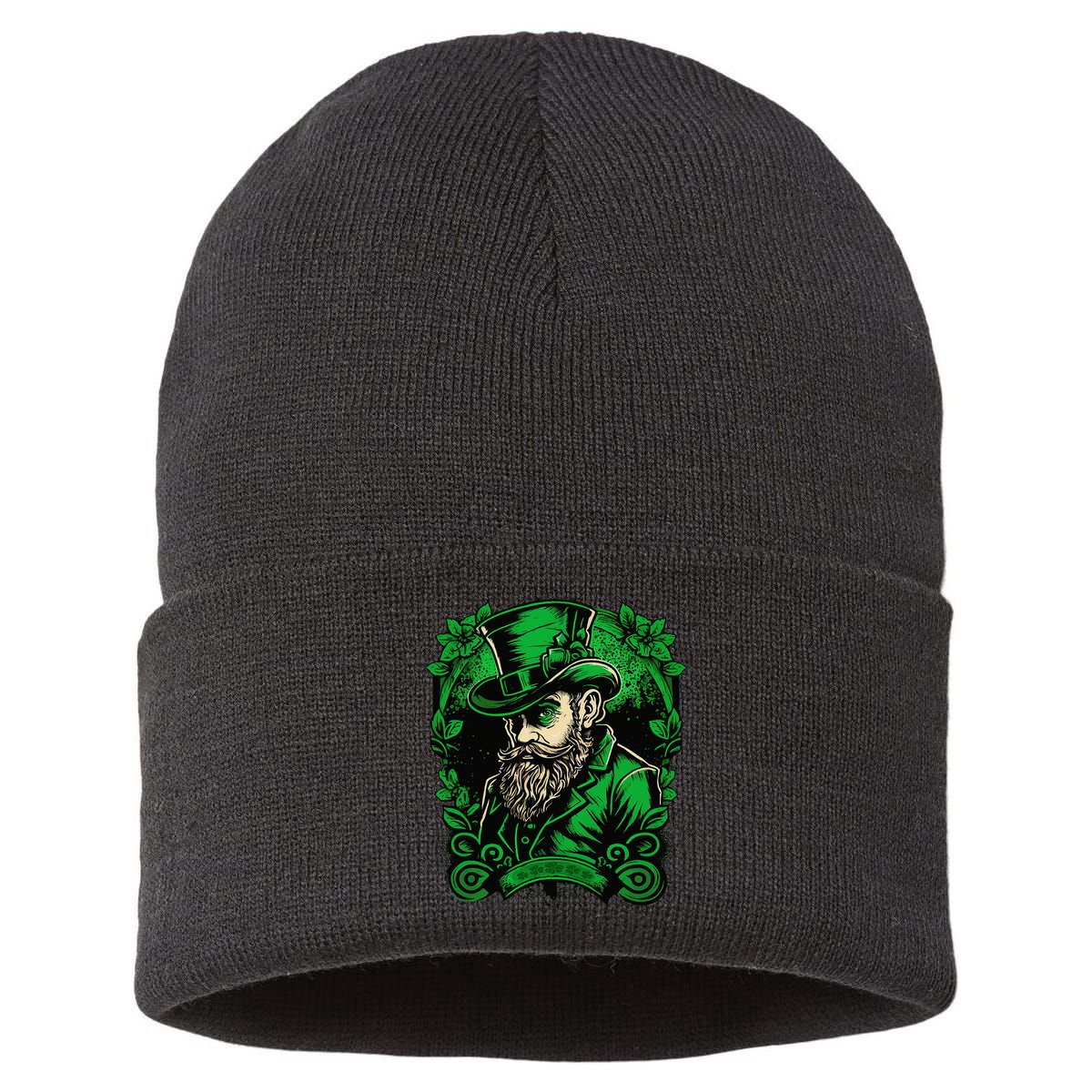 St Patricks Day Dabbing Leprechaun Funny Dab Dance Sustainable Knit Beanie