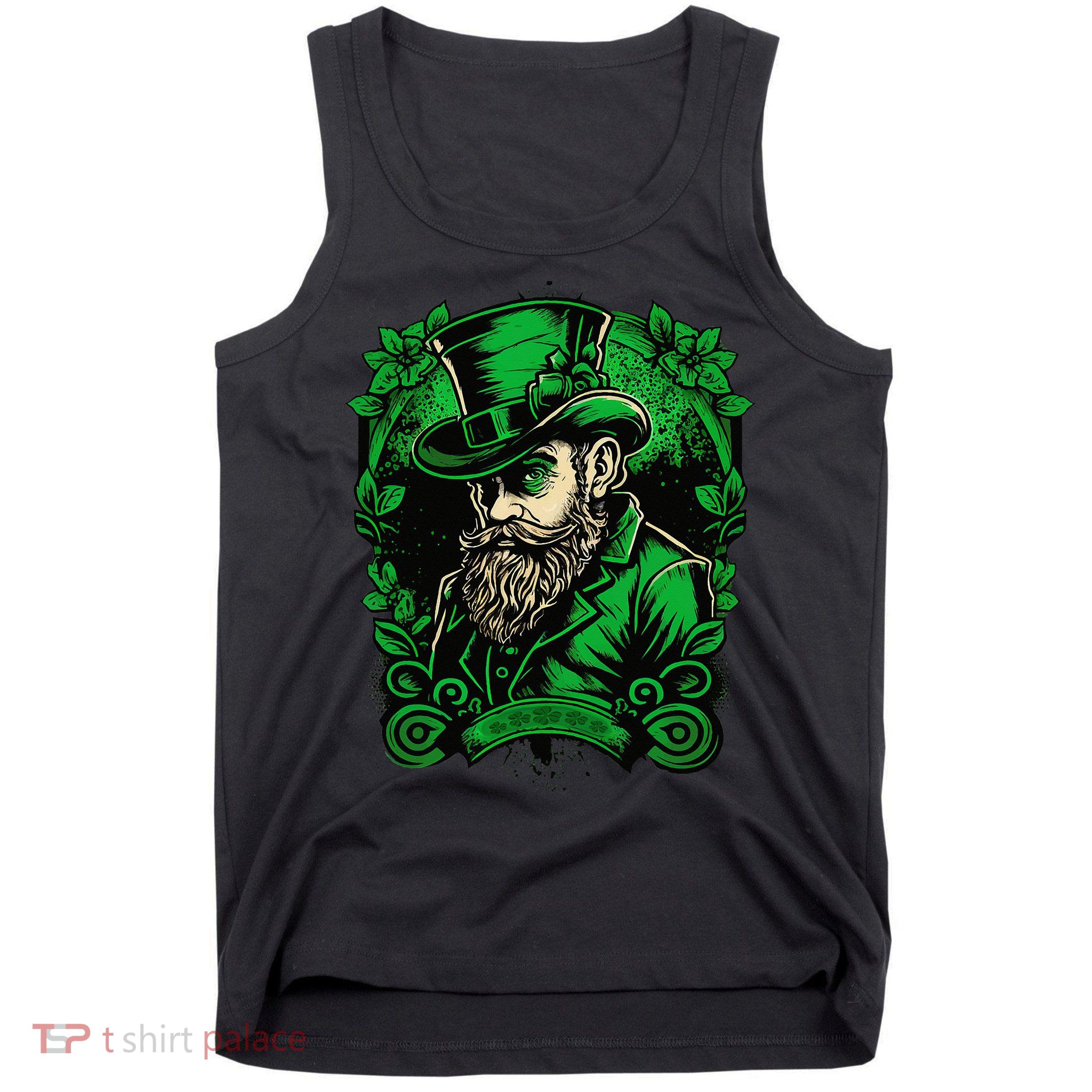 St Patricks Day Dabbing Leprechaun Funny Dab Dance Tank Top