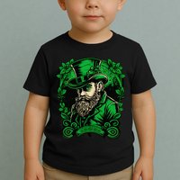 St Patricks Day Dabbing Leprechaun Funny Dab Dance Toddler T-Shirt