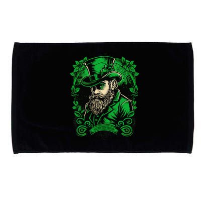 St Patricks Day Dabbing Leprechaun Funny Dab Dance Microfiber Hand Towel