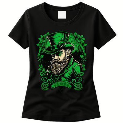 St Patricks Day Dabbing Leprechaun Funny Dab Dance Womens T-Shirt