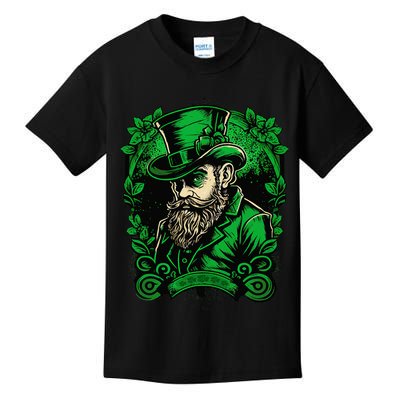 St Patricks Day Dabbing Leprechaun Funny Dab Dance Kids T-Shirt