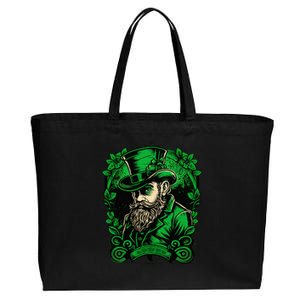 St Patricks Day Dabbing Leprechaun Funny Dab Dance Cotton Canvas Jumbo Tote