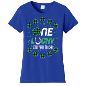 St Patricks Day Prek Kinder One Lucky Volleyball Teacher Gift Women's T-Shirt