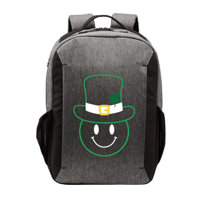 St Patrick's Day Smiley Face Holiday Vector Backpack