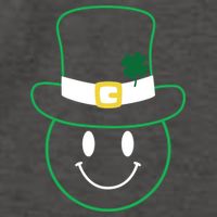 St Patrick's Day Smiley Face Holiday Vector Backpack