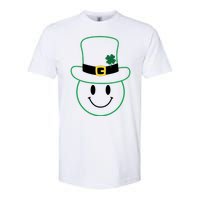 St Patrick's Day Smiley Face Holiday Softstyle CVC T-Shirt