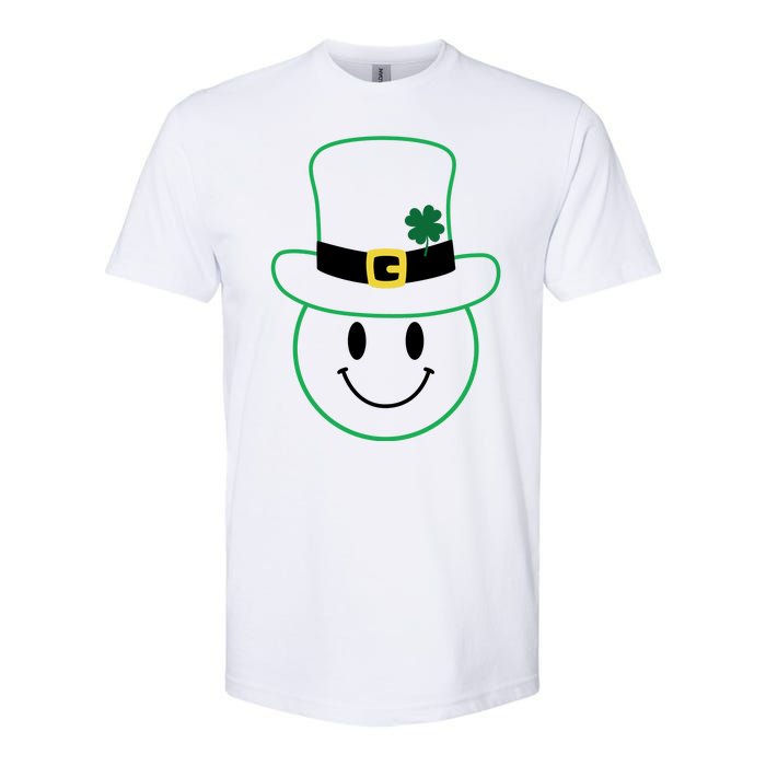 St Patrick's Day Smiley Face Holiday Softstyle CVC T-Shirt