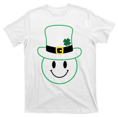 St Patrick's Day Smiley Face Holiday T-Shirt