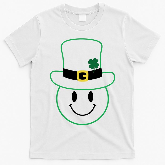 St Patrick's Day Smiley Face Holiday T-Shirt