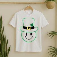 St Patrick's Day Smiley Face Holiday T-Shirt