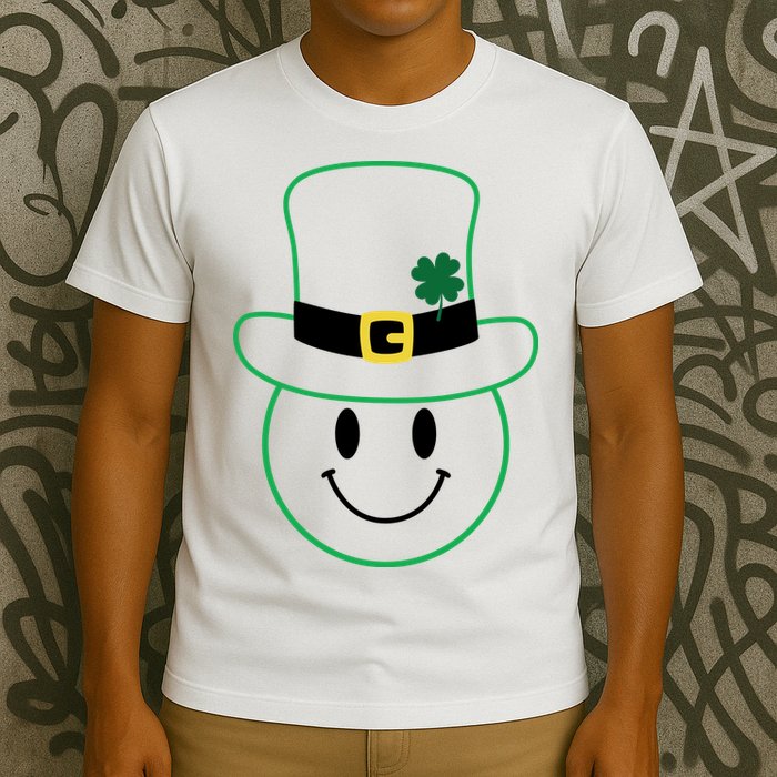 St Patrick's Day Smiley Face Holiday T-Shirt